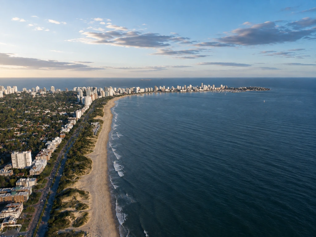 uruguay, punta del este, pde, beach, ocean, coast, city, strand, meer, küste